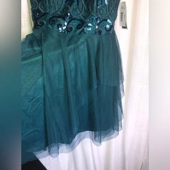 Dear Moon Deep Teal Dress - Picture 5 of 15